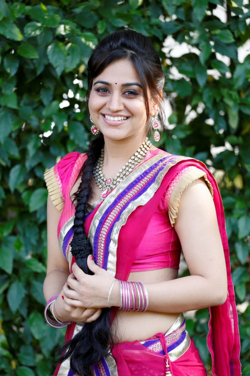 Aksha in Half Saree Photos
